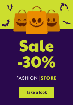 Halloween Shopping Bag Fashion Sale Triple Widescreen