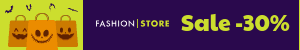 Halloween Shopping Bag Fashion Sale Mobile Banner