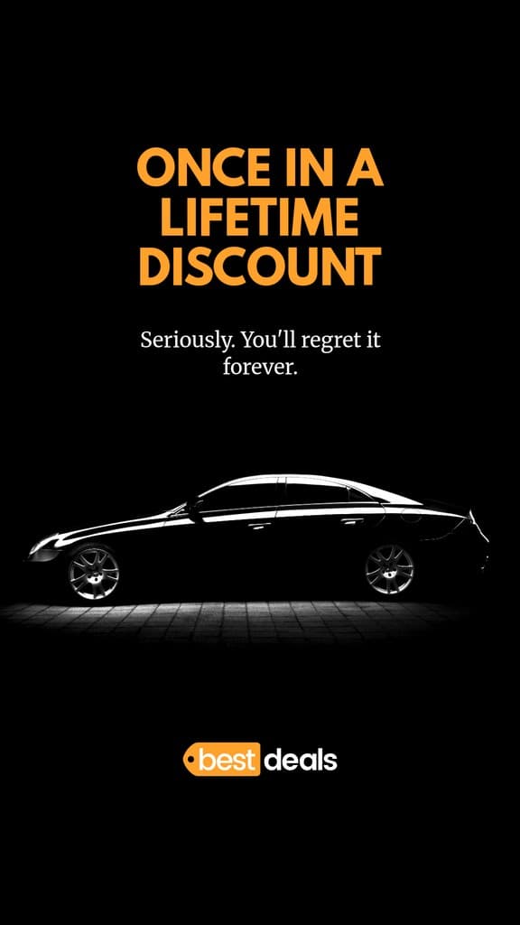 Once in a Lifetime Halloween Auto Discount