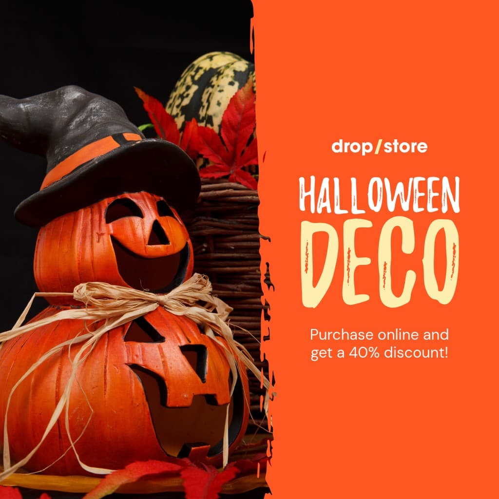 Halloween Deco Online Discount Facebook Square Post