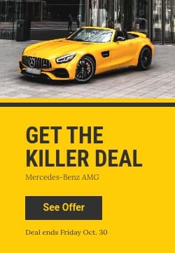 Mercedes Auto Black Friday Deal