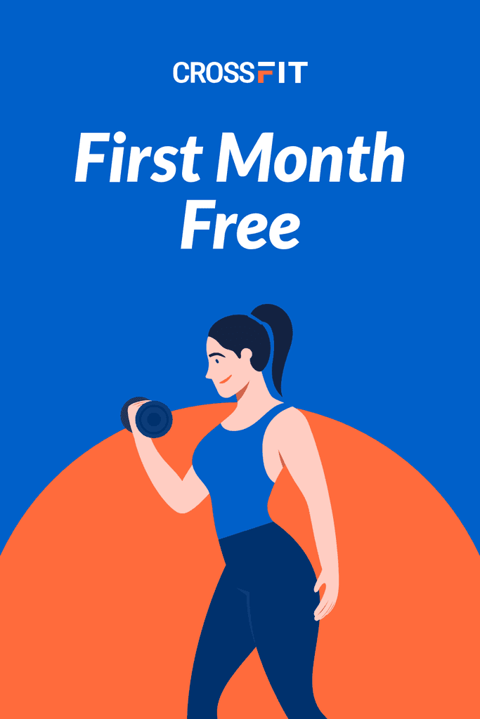 First Month Free Fitness Pinterest Pin Tall