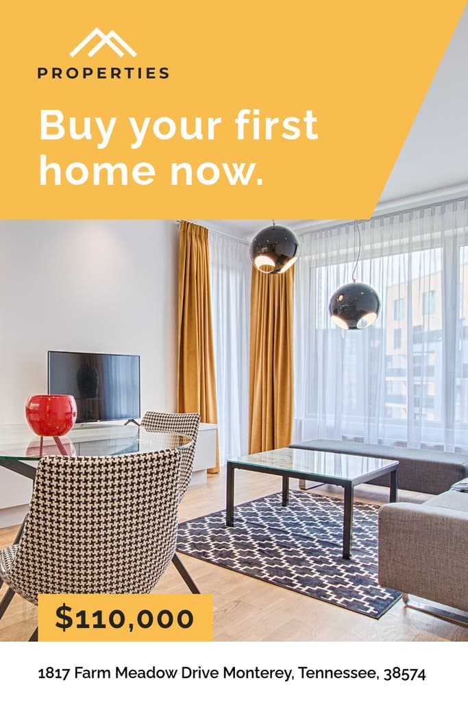 Buy Your First Home Pinterest Pin Tall