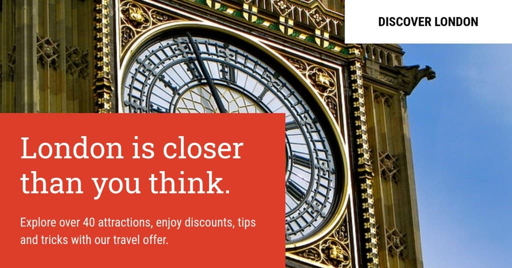 London is Closer Than You Think Facebook Sponsored Message