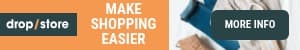 Make Shopping Easier Drop Store Mobile Banner