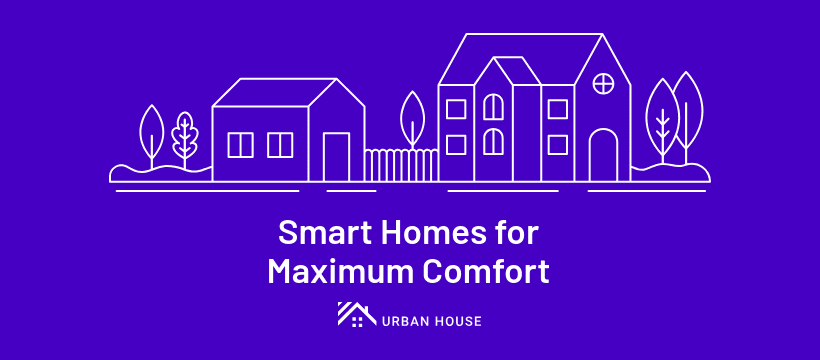 Line Art Smart Homes Facebook Cover