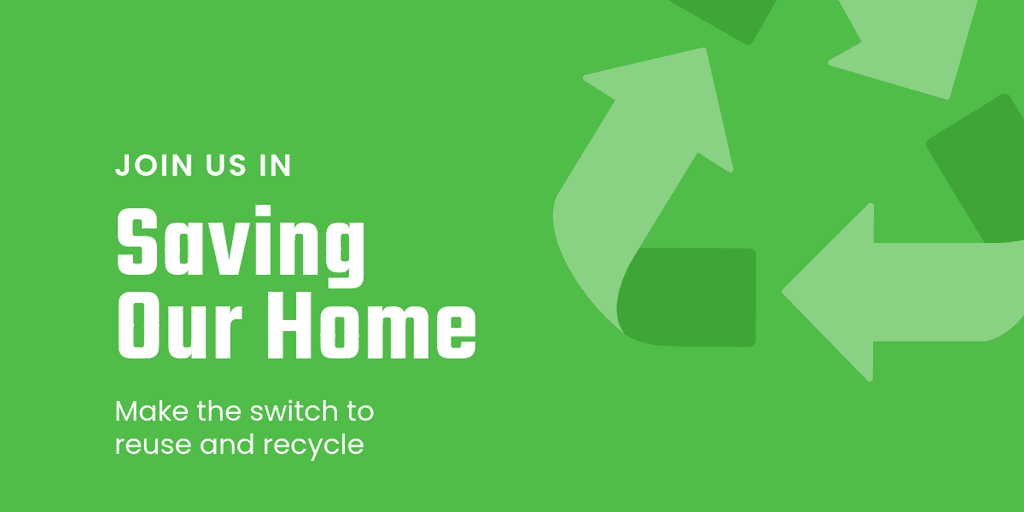 Save our Home and Recycle Earth Day X Image Post