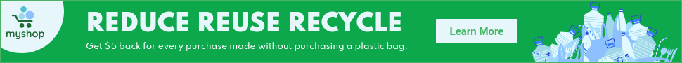 Plastic Recycle and Reuse Earth Day Large Leaderboard