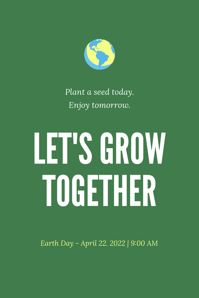 Grow Together Earth Day