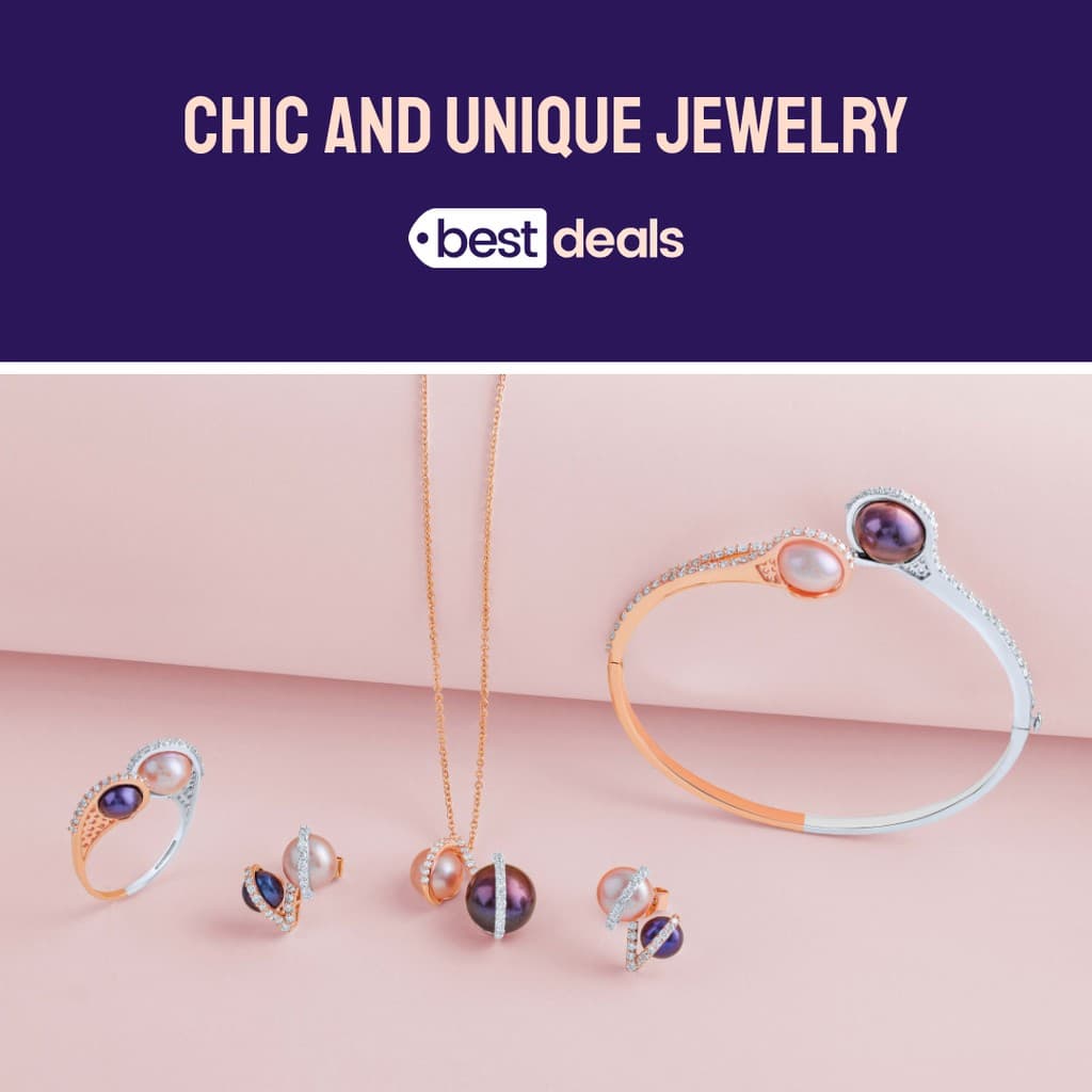Chic and Unique Jewelry Deals Instagram Post