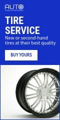 Best Quality Car Tire Service Animated Vertical Banner