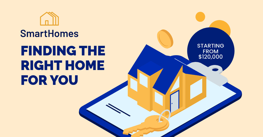 Finding The Right Home Illustration Facebook Sponsored Message