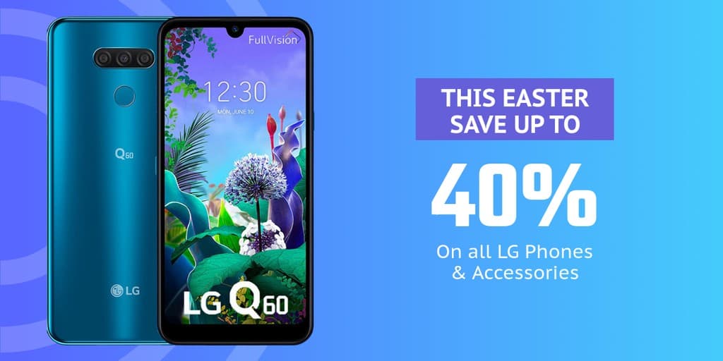 Blue Phone Easter Sale X Image Post