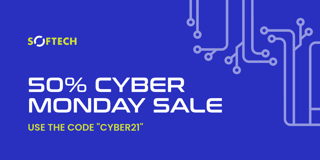 Blue Circuit Sale Cyber Monday X Image Post