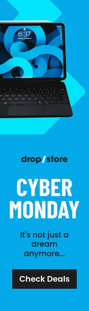 Cyber Monday Blue Laptop Dream Portrait