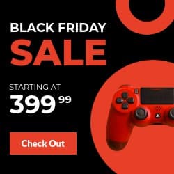 Black Friday Red PS4 PRO Controller