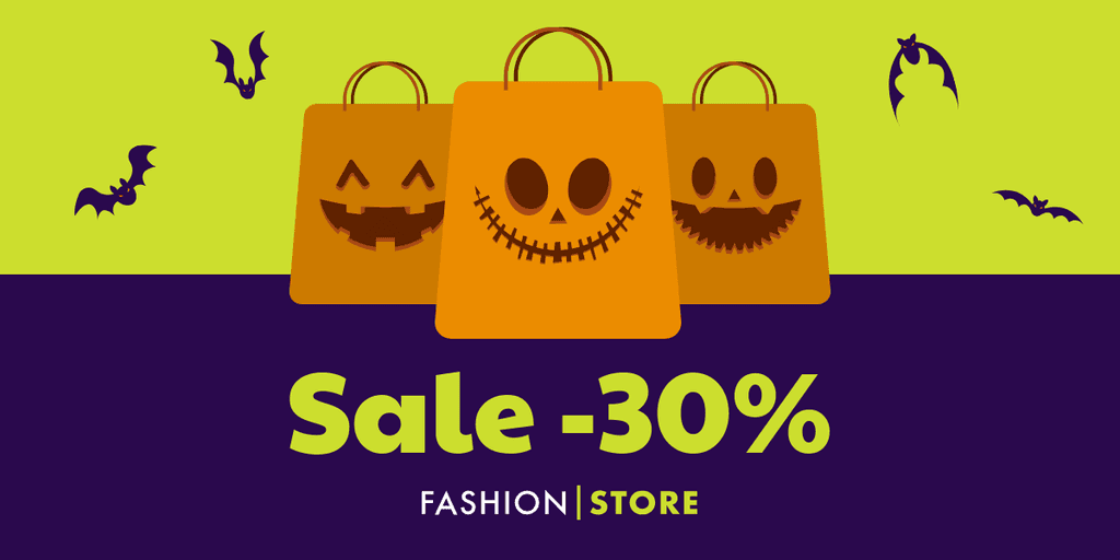 Halloween Shopping Bag Fashion Sale X Image Post