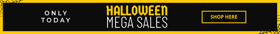 Halloween Mega Sales Only Today Panorama