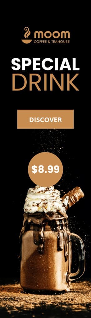 Coffee and Teahouse Special Drink Price Portrait