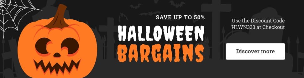 Halloween Bargains Cemetery Pumpkin