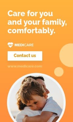 Medical Care for You and Your Family Vertical Rectangle