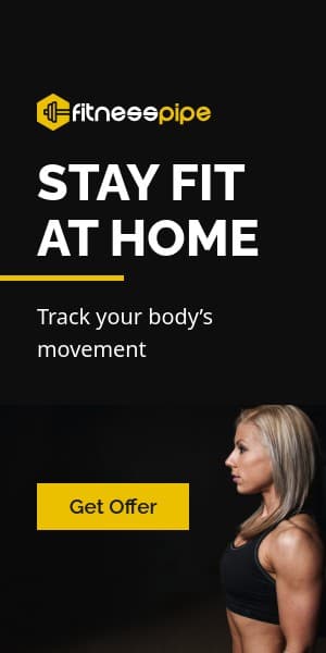 Stay Fit At Home Fitness Half Page