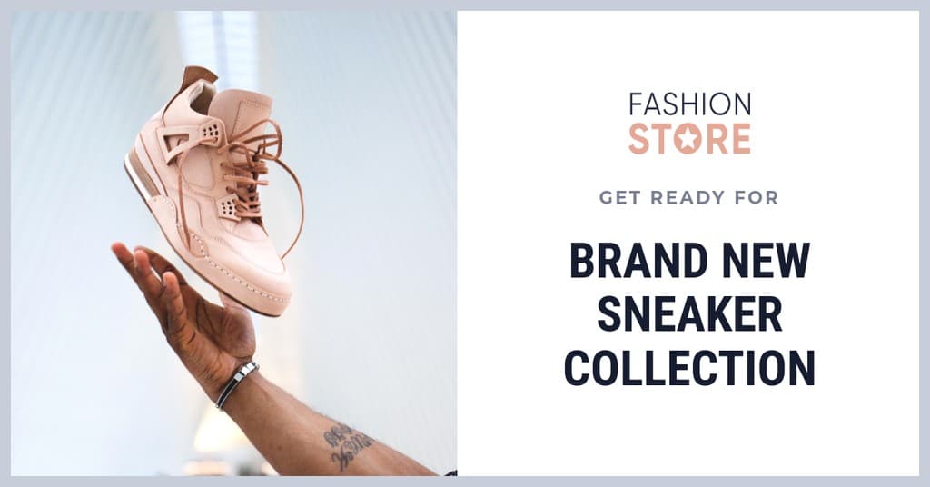 Brand New Sneaker Collection Facebook Sponsored Message