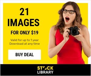 Yellow Image Stock Library Inline Rectangle