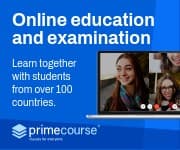 Online Education and Examination Small Rectangle