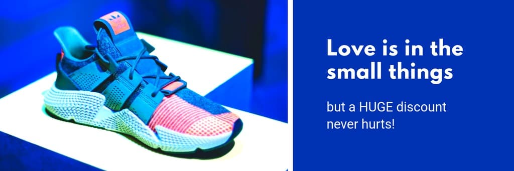 Valentine's Day Fashion Blue Shoe Love