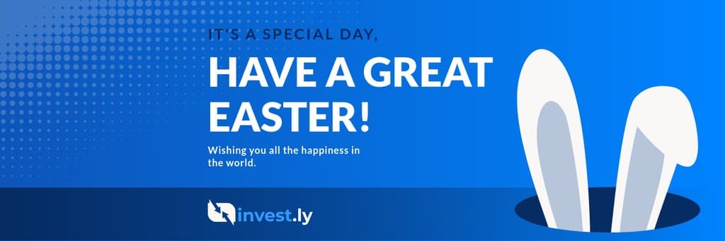 Blue Great Easter Bunny Ears