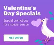 Valentine's Day Dove Specials Small Rectangle