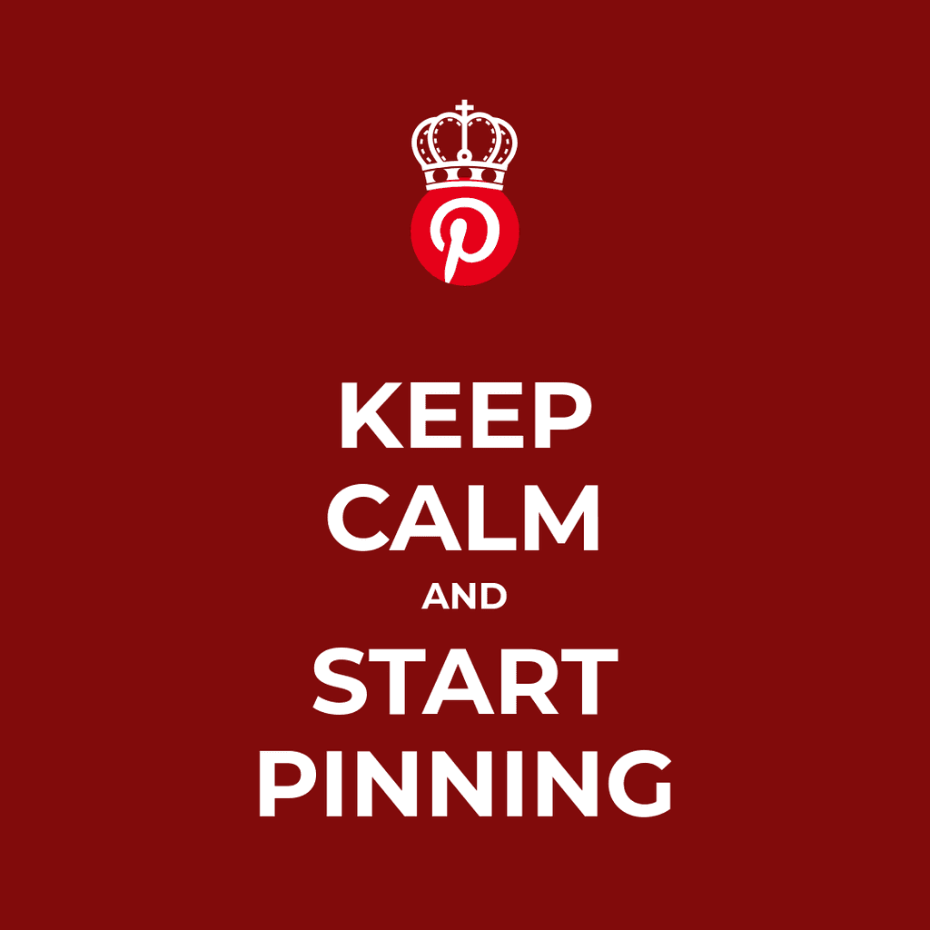 Keep Calm and Start Pinning Instagram Post