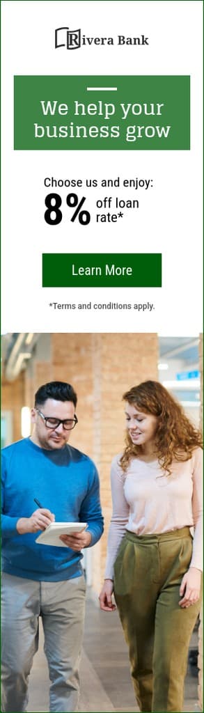 Rivera Bank Help Your Business Grow Animated Portrait