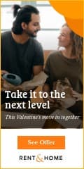 Move in Together This Valentine's Day Vertical Banner