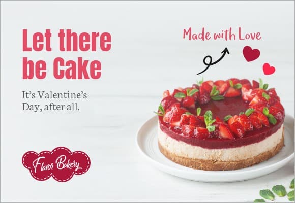 Let There Be Cake on Valentine's Day Netboard
