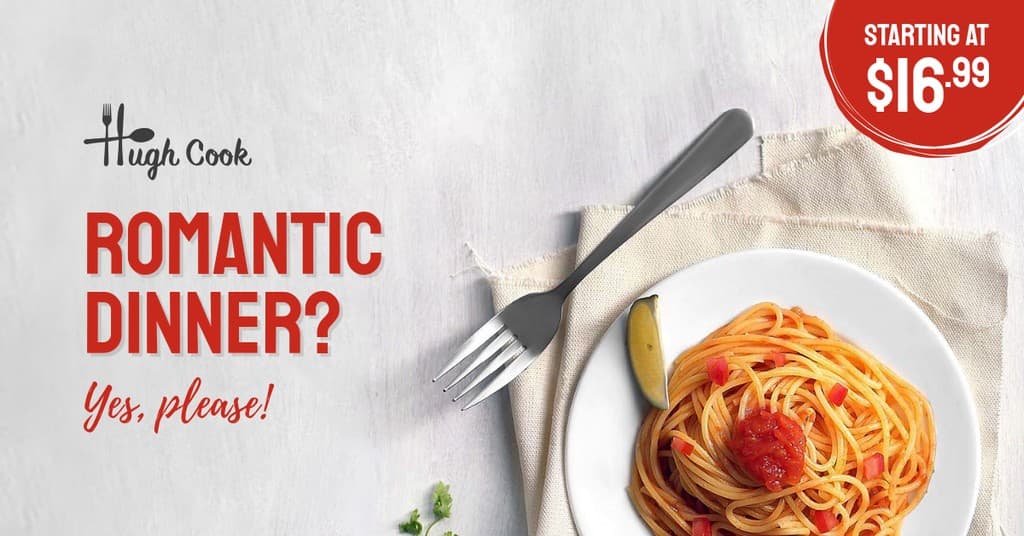 Valentine's Day Romantic Dinner Please Facebook Sponsored Message