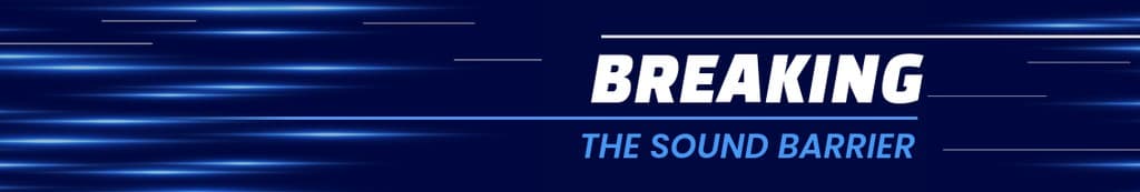 Breaking The Sound Barrier Linkedin Page Cover Linkedin Page Cover