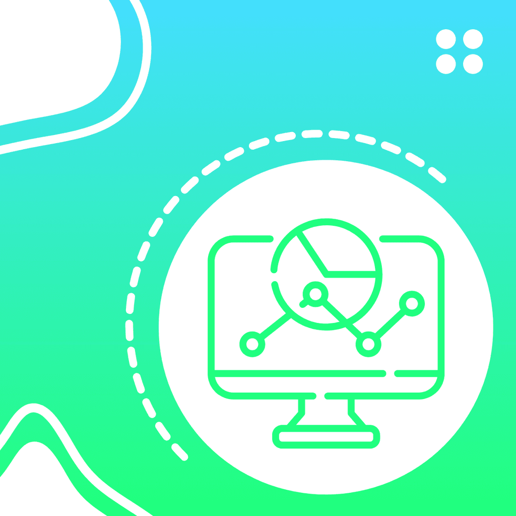 Green Teal Time Saving Software Responsive Square Responsive Square Art