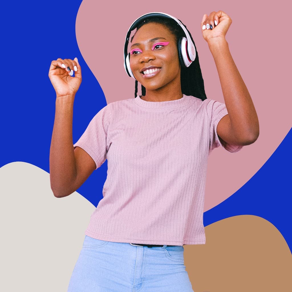 Dancing to the Rhythm Responsive Square Responsive Square Art