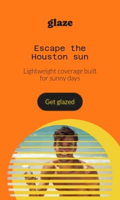 Escape Houston Sun Glaze Skincare Animated Vertical Rectangle