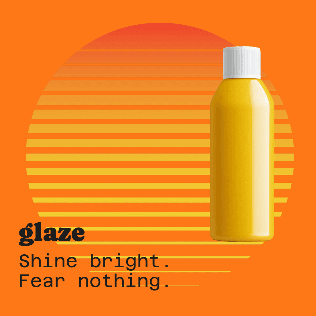 Shine Bright Glaze Beauty Products Animated Instagram Post