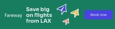 Fareway LAX Discount Flights Travel Offer Animated Half Banner