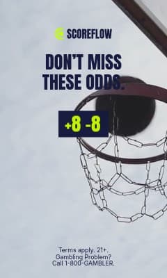 Don’t Miss Odds Basketball Scoreflow Betting Video Vertical Rectangle