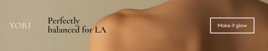 Perfectly Balanced Yori Beauty Products Animated Top Banner