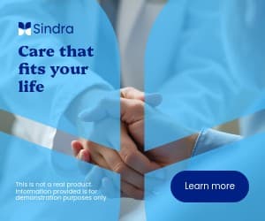 Care that Fits Your Life Sindra Animated Inline Rectangle