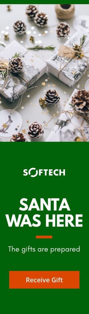 Santa Was Here Gifts Prepared Portrait