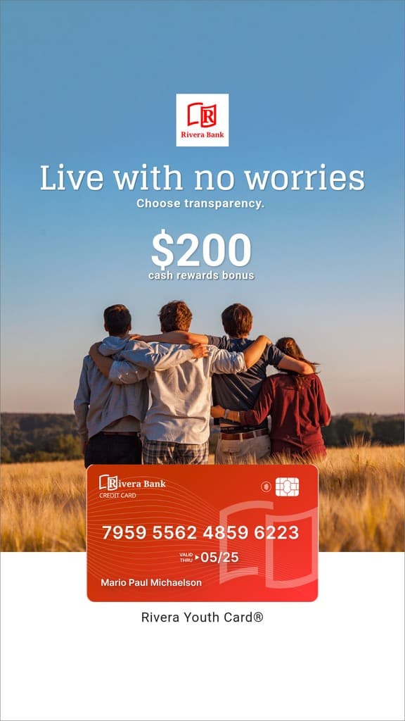 Rivera Bank Youth Card Story