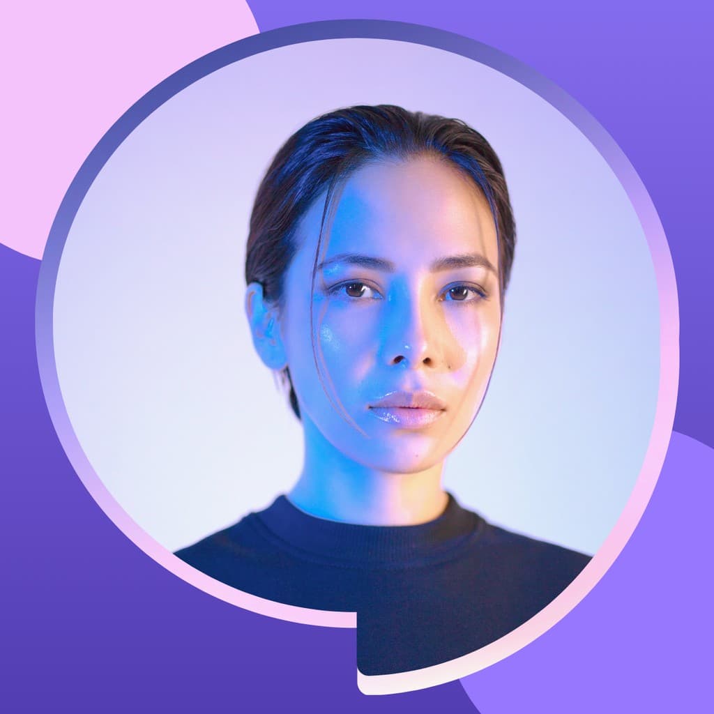 Purple Speech Bubble Profile Picture Profile Picture