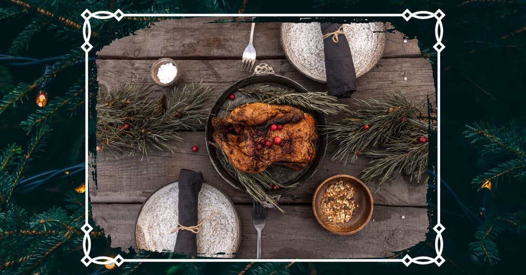 Rosemary Chicken Christmas Responsive Landscape Responsive Landscape Art